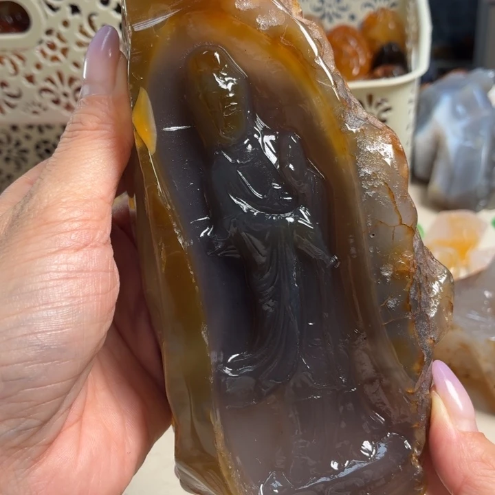 玛瑙/玉髓未镶嵌吊坠(不含链)