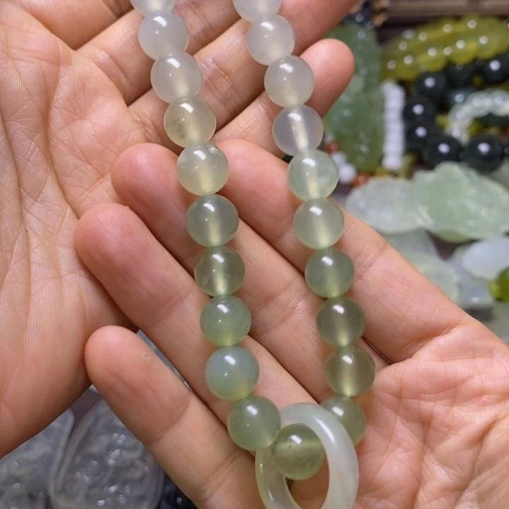 岫玉未镶嵌岫玉颈饰