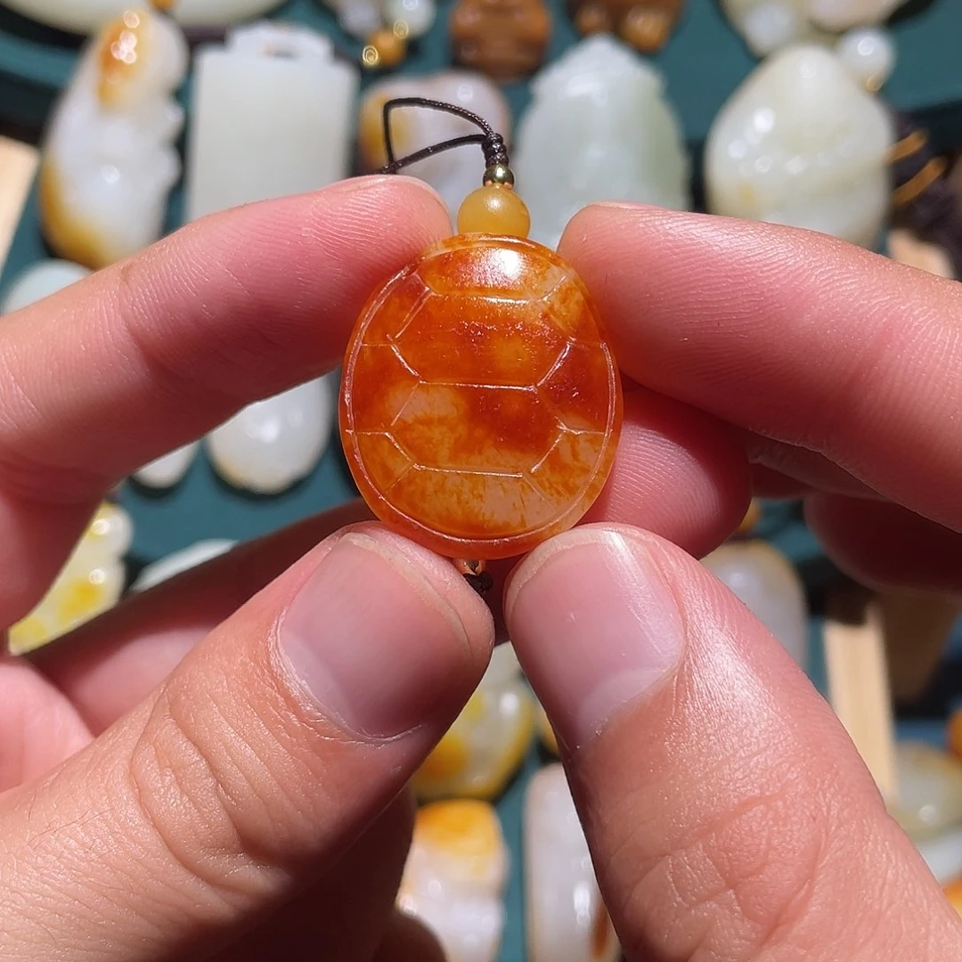 和田玉挂件未镶嵌灿*