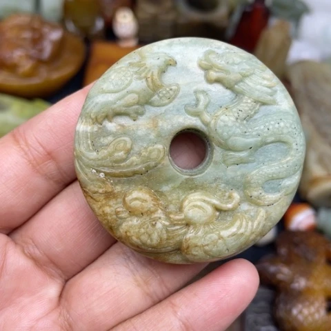 蛇纹石玉未镶嵌颈饰72