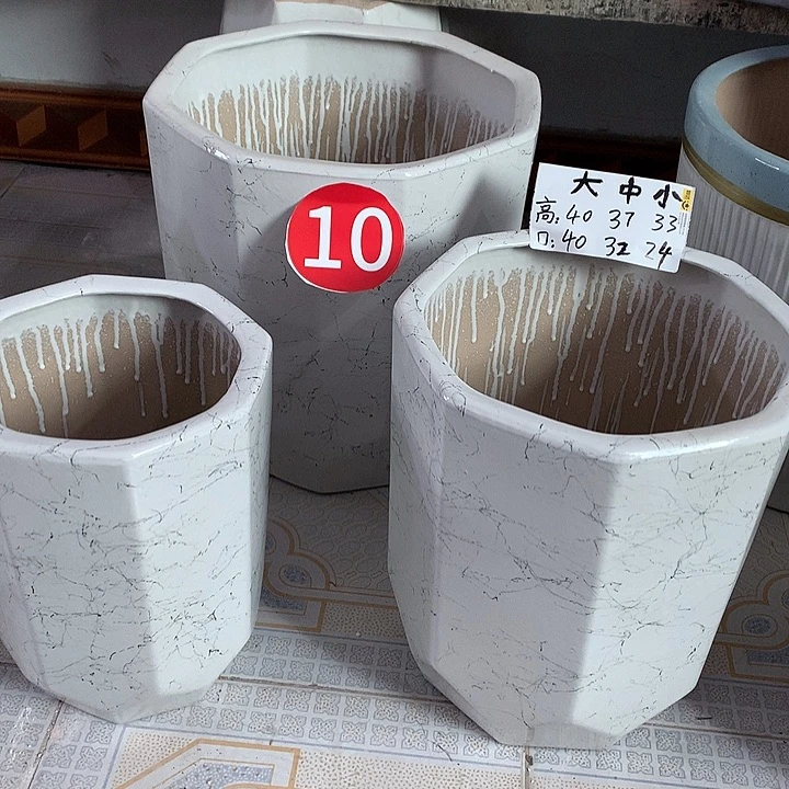 大理石款八宝盆大中小一套三个送托盘默认微瑕