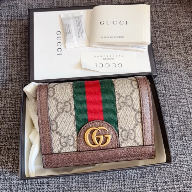 全新未使用 GUCCI/古驰 全新gucci钱包卡包