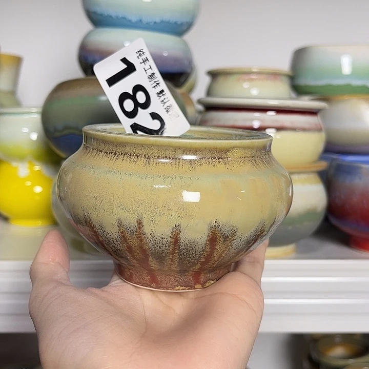 景德镇陶瓷盆 满30包邮 口7