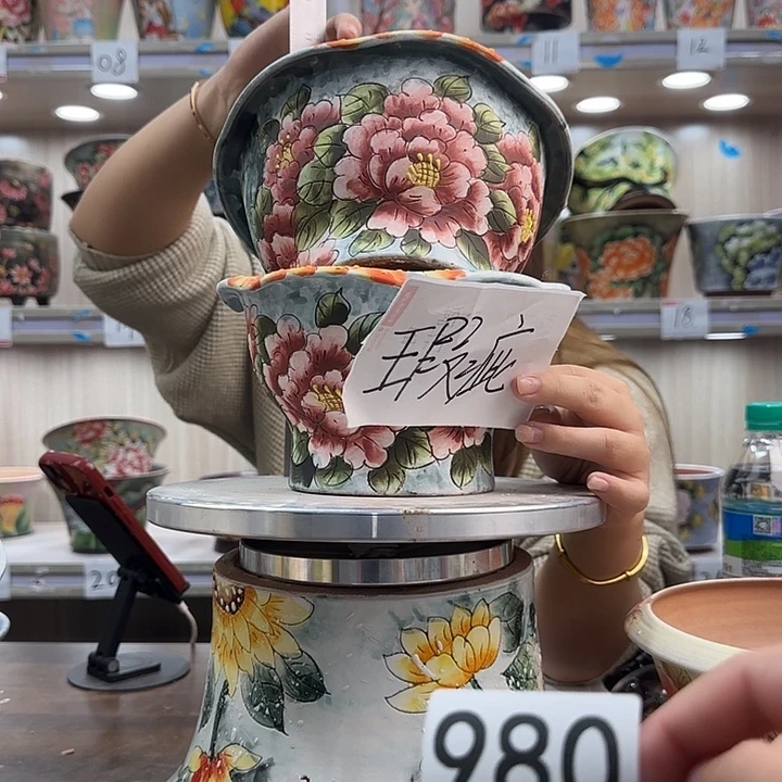 紫砂花盆瑕疵瑕疵980