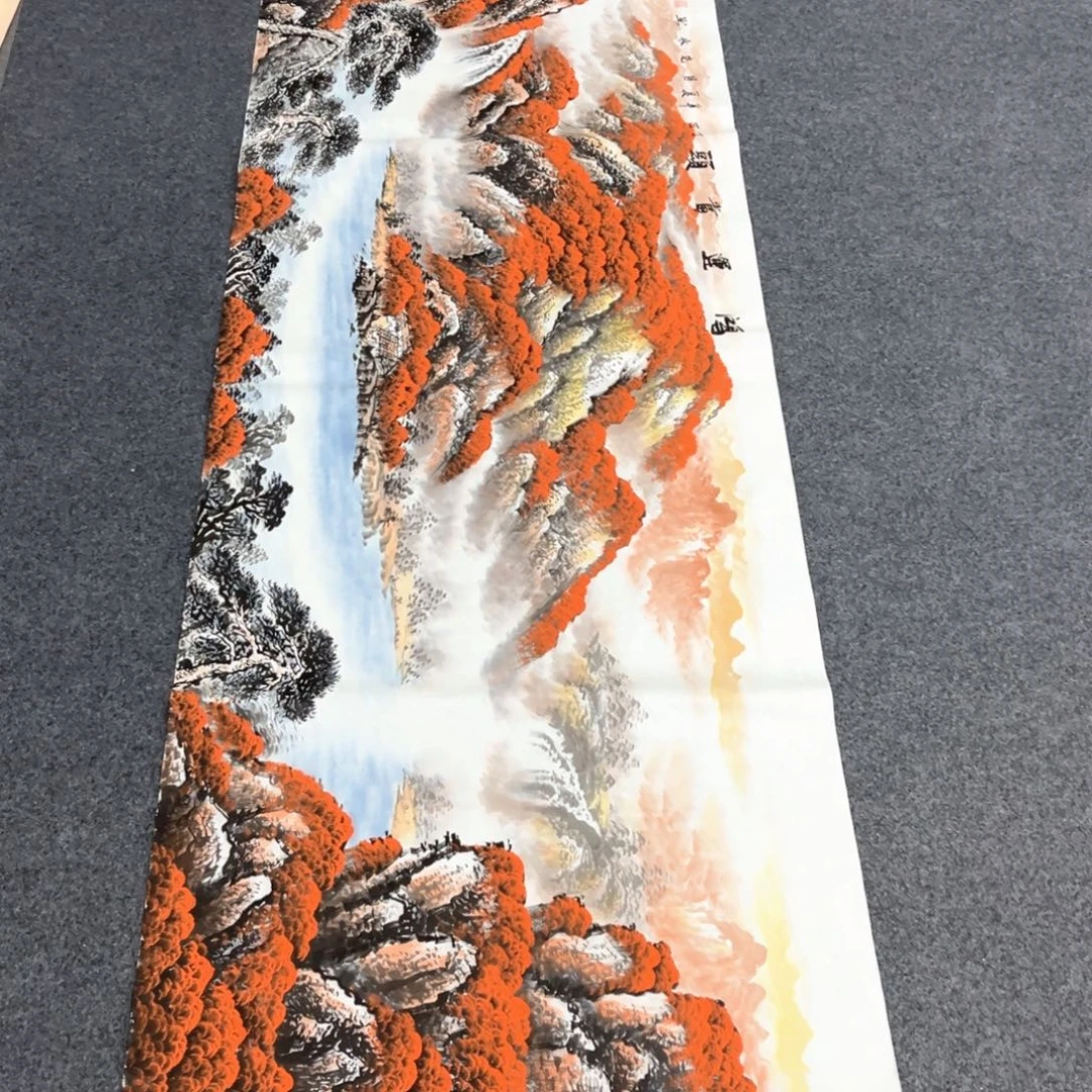 国画国画作品老师手绘