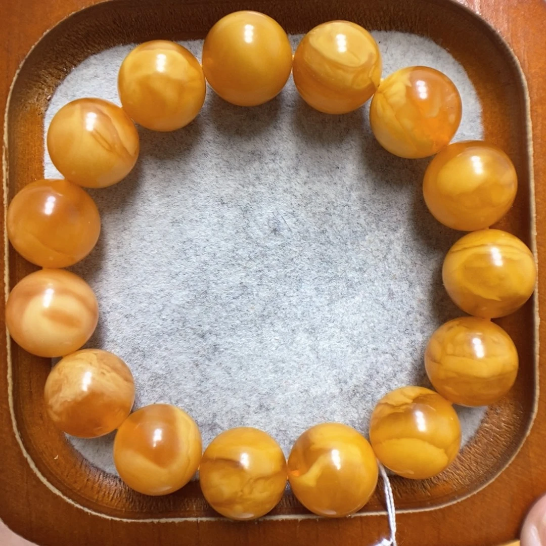 蜜蜡手串未镶嵌蜜蜡手串