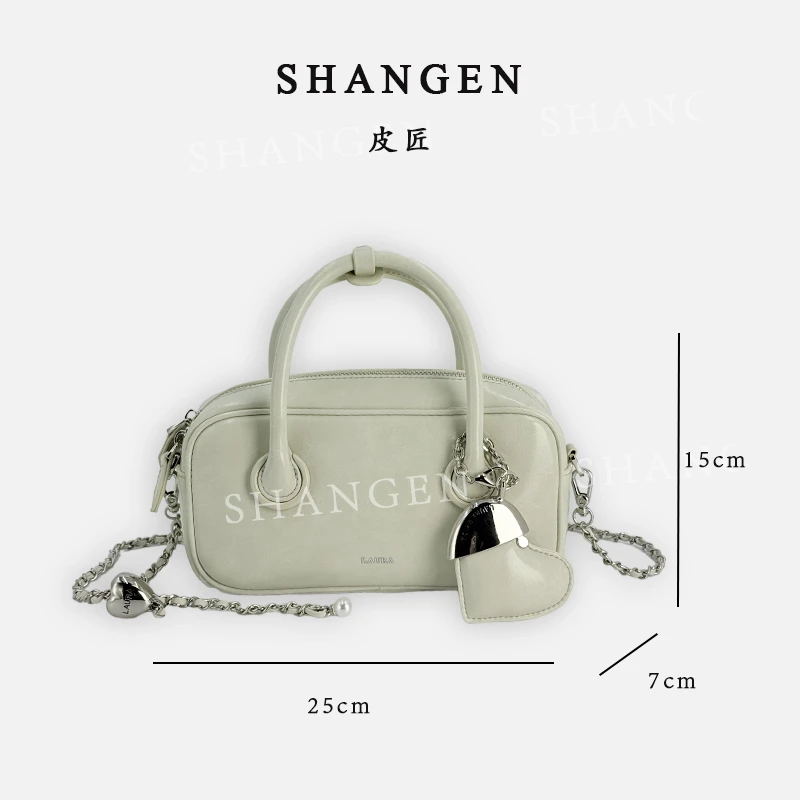 【尚恩CC】SD-5277-青柠薄荷-轻奢时尚女士新款手提单肩斜挎包