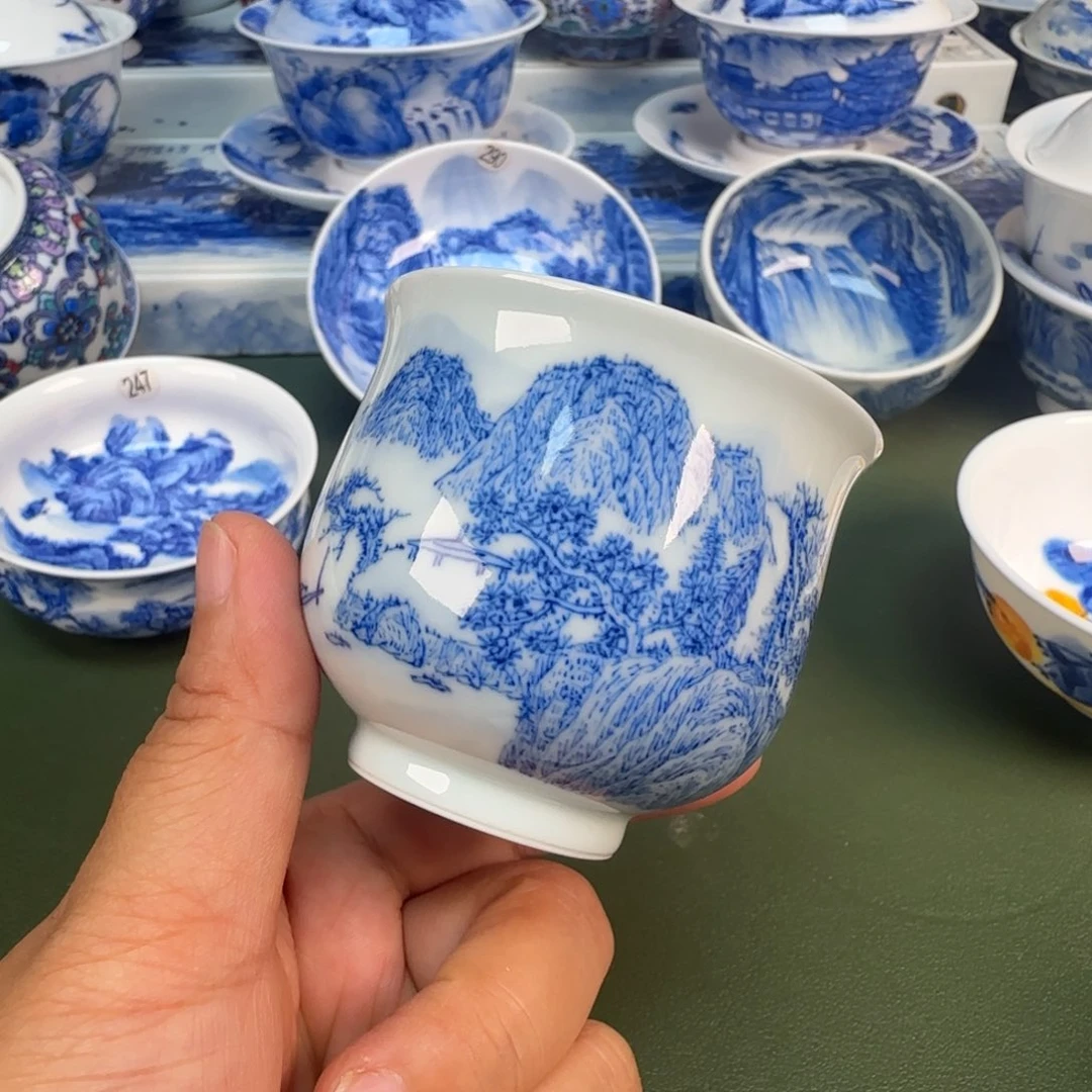 景德镇纯手绘茶具圆圆245