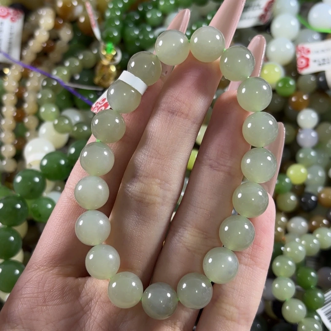 和田玉未镶嵌手链534