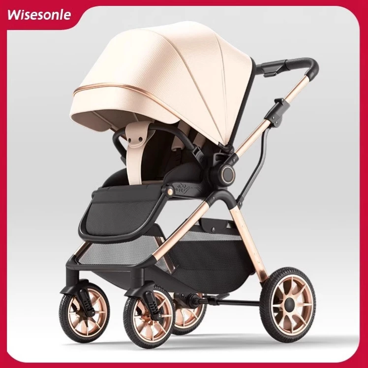 婴儿推车可坐可趟双向推行轻便折叠便携婴儿车车