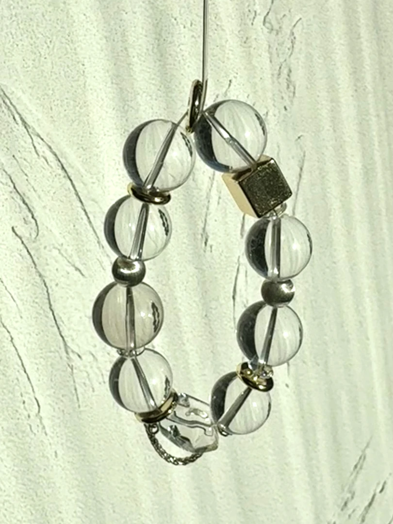 【晶明舒思】16mm白水晶✖️11mm白随形