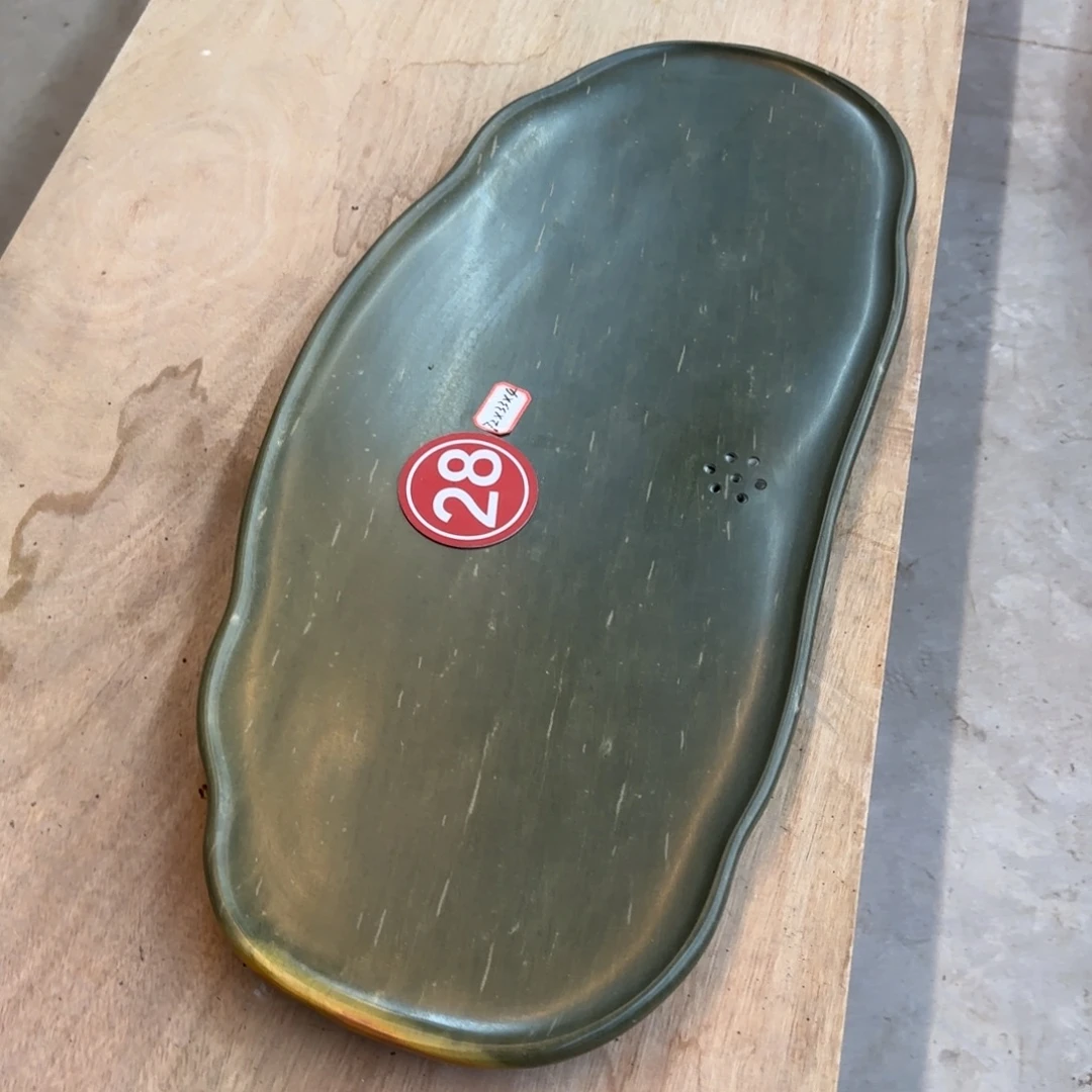 l***q28号绿端砚石茶盘尺寸72×33×4