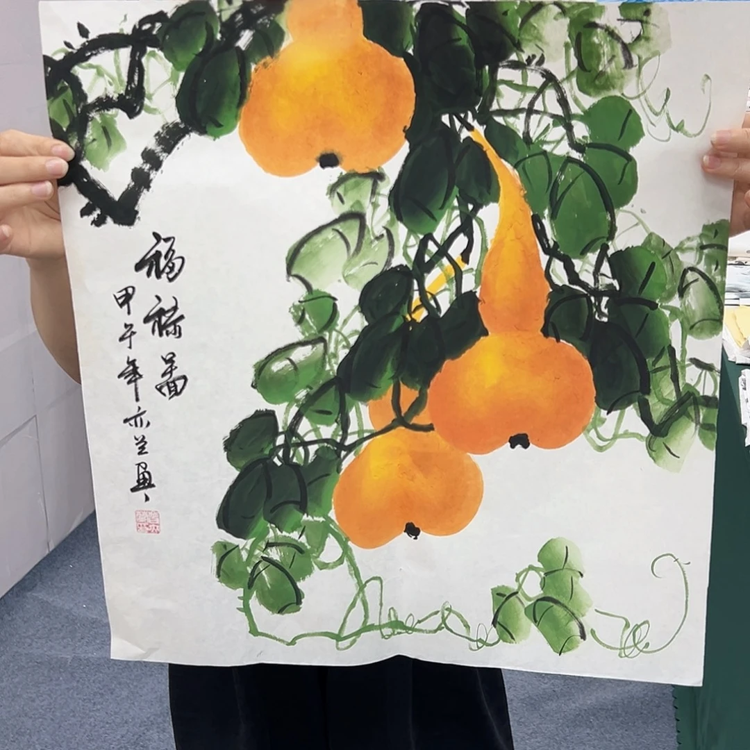国画宣纸国画纯手绘作品