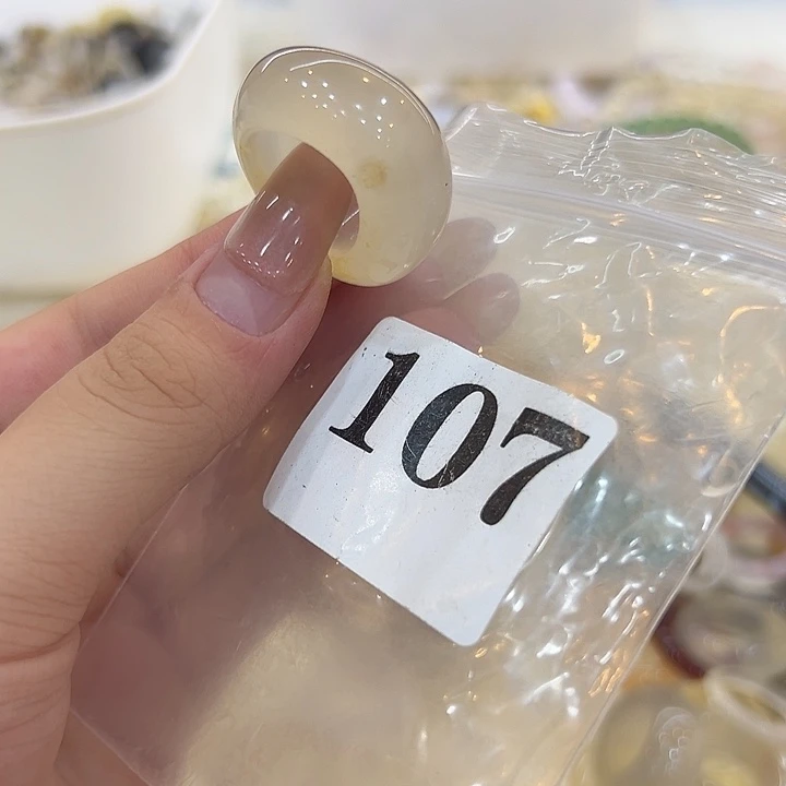 合金戒指玛瑙/玉髓107港14