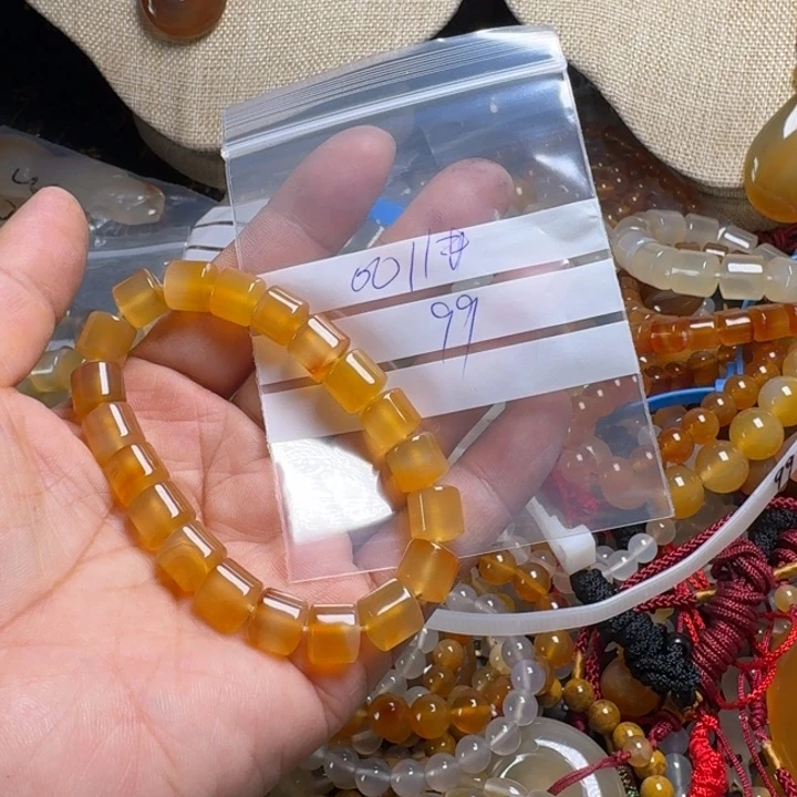 玛瑙/玉髓颈饰合金落****情0011