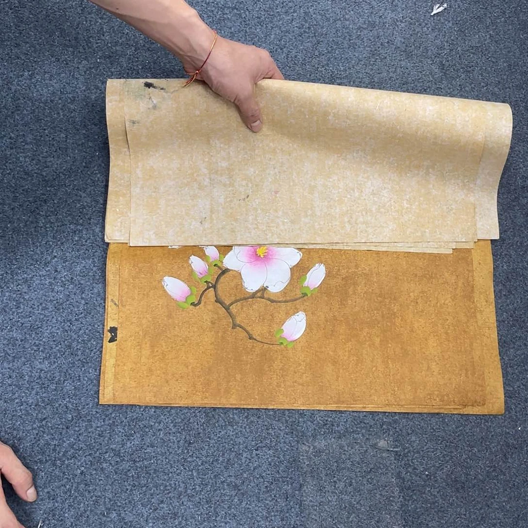国画纯手工制作的