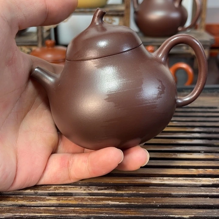 紫砂茶壶原矿紫砂手工制作