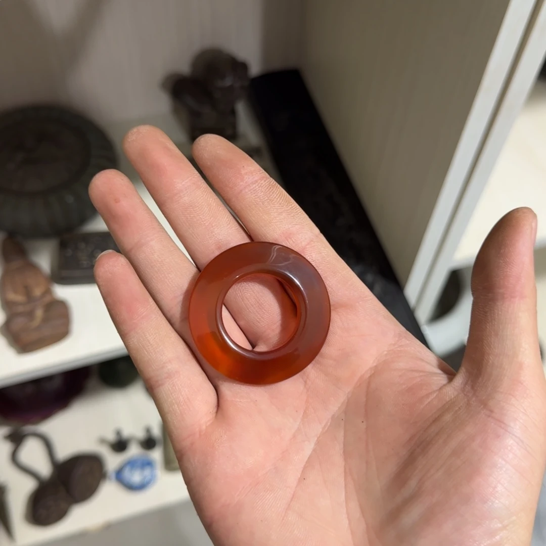 云***青文房摆件 圆环配饰