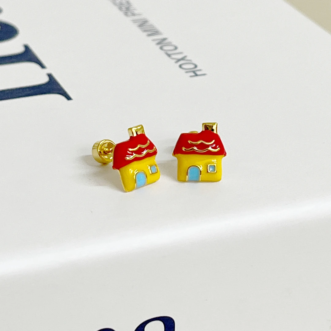 芽怼怼(高高) 螺旋耳钉 4991