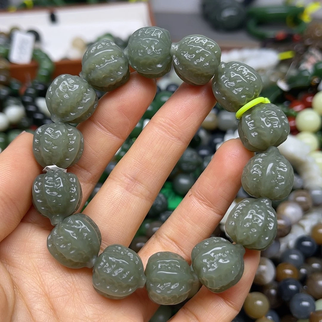 和田玉未镶嵌手链