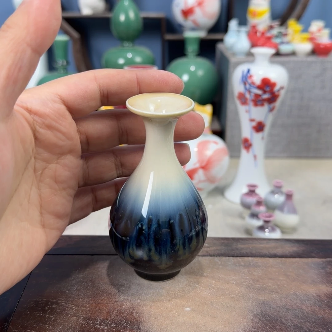 陶瓷手工小花器摆件