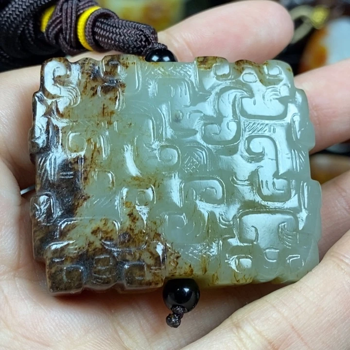 未镶嵌和田玉挂件吉**意