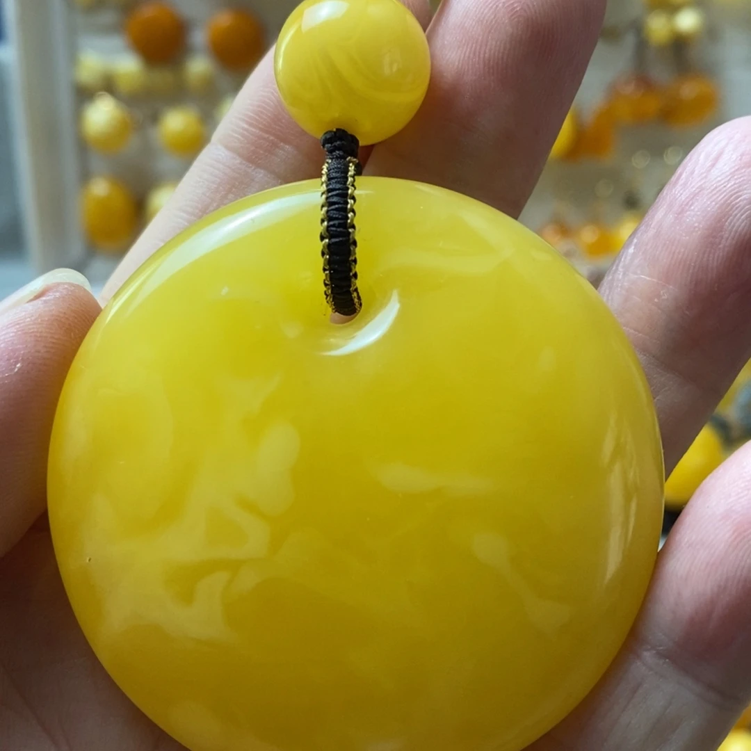 琥珀未镶嵌吊坠(不含链)蜜蜡吊坠
