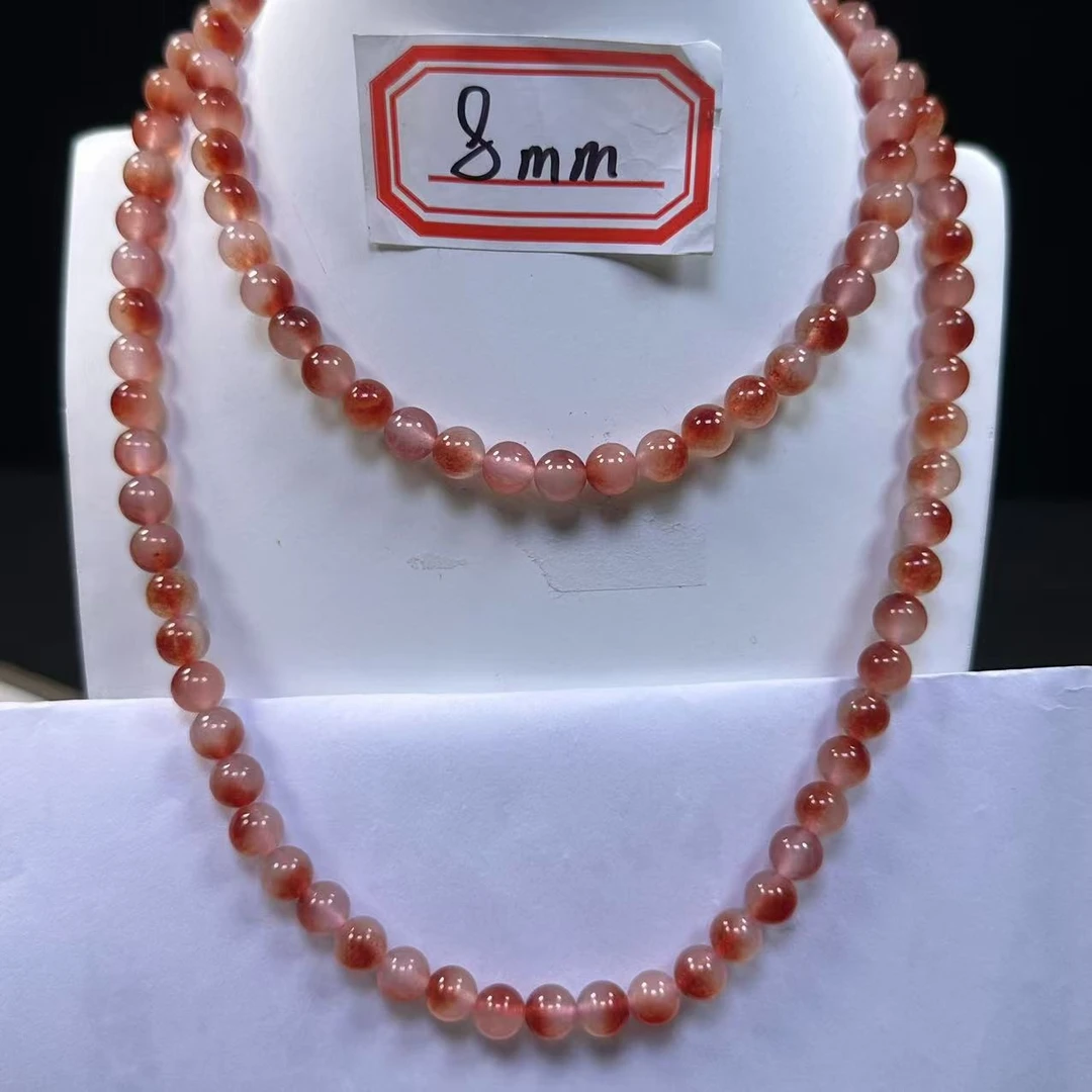 红白飘花108项链8mm发一条J30