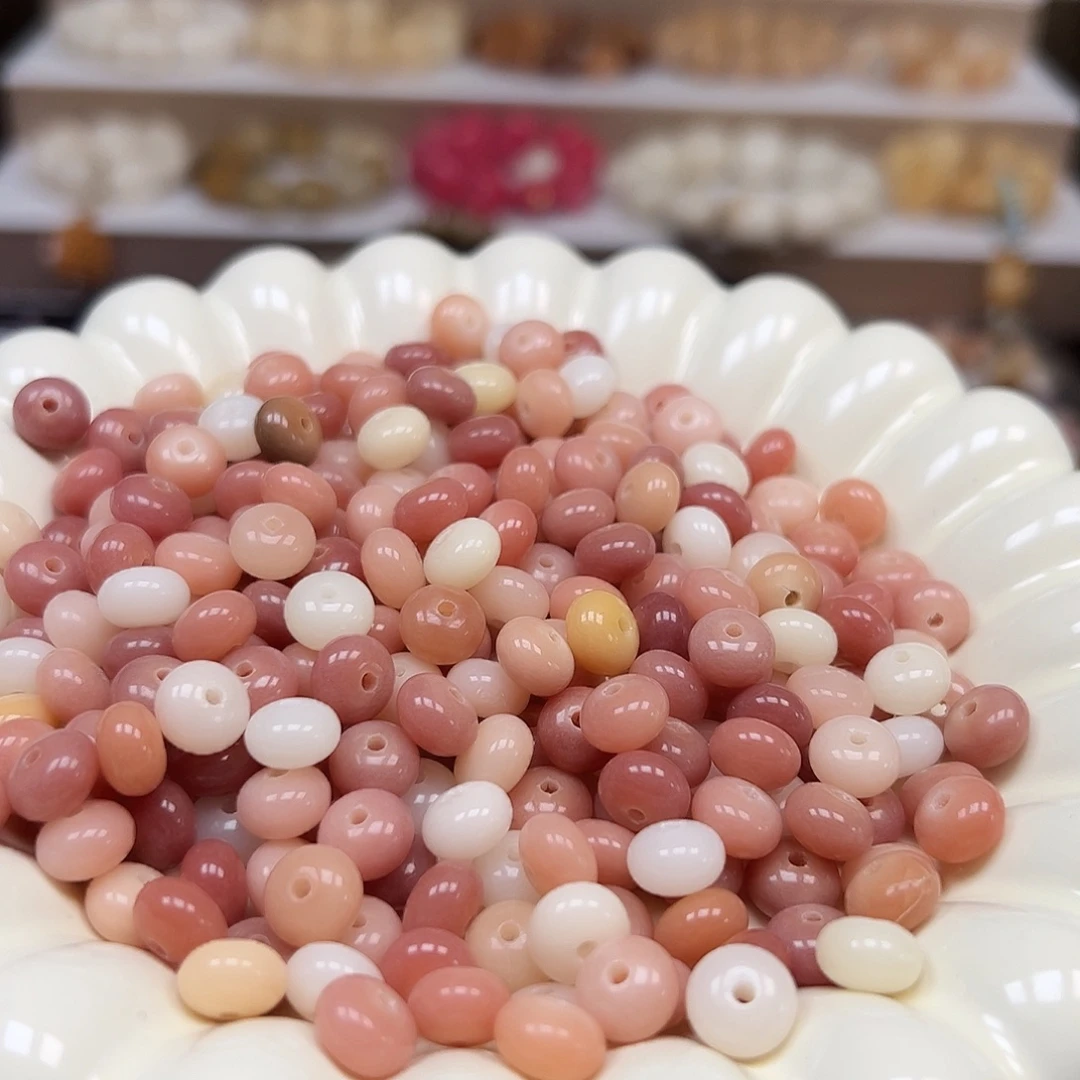 手串菩提根/象牙果卡9干枯玫瑰算盘150颗