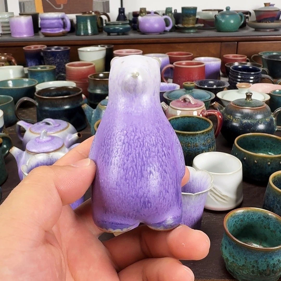 紫光釉小熊任晓飞老师