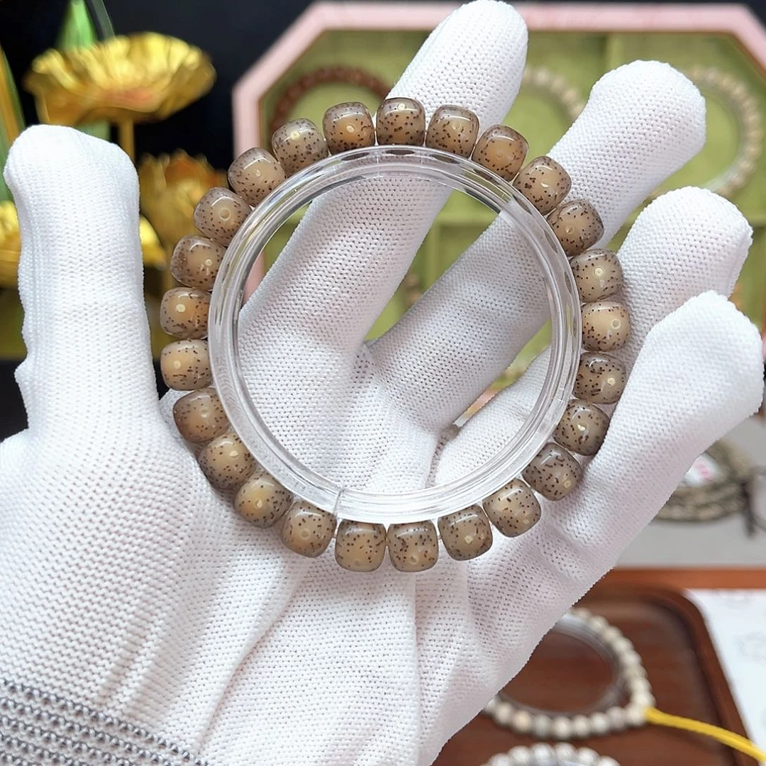 星月菩提手串粉冰单圈