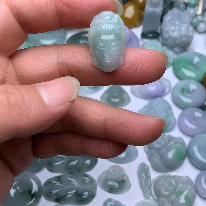 翡翠未镶嵌颈饰天然翡翠