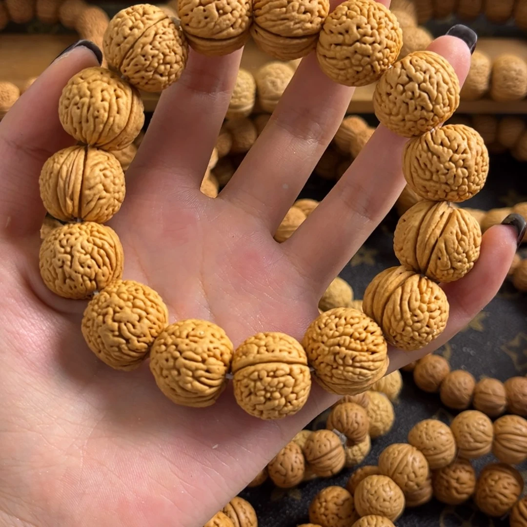 文玩核桃手串用*龙鳞苹果