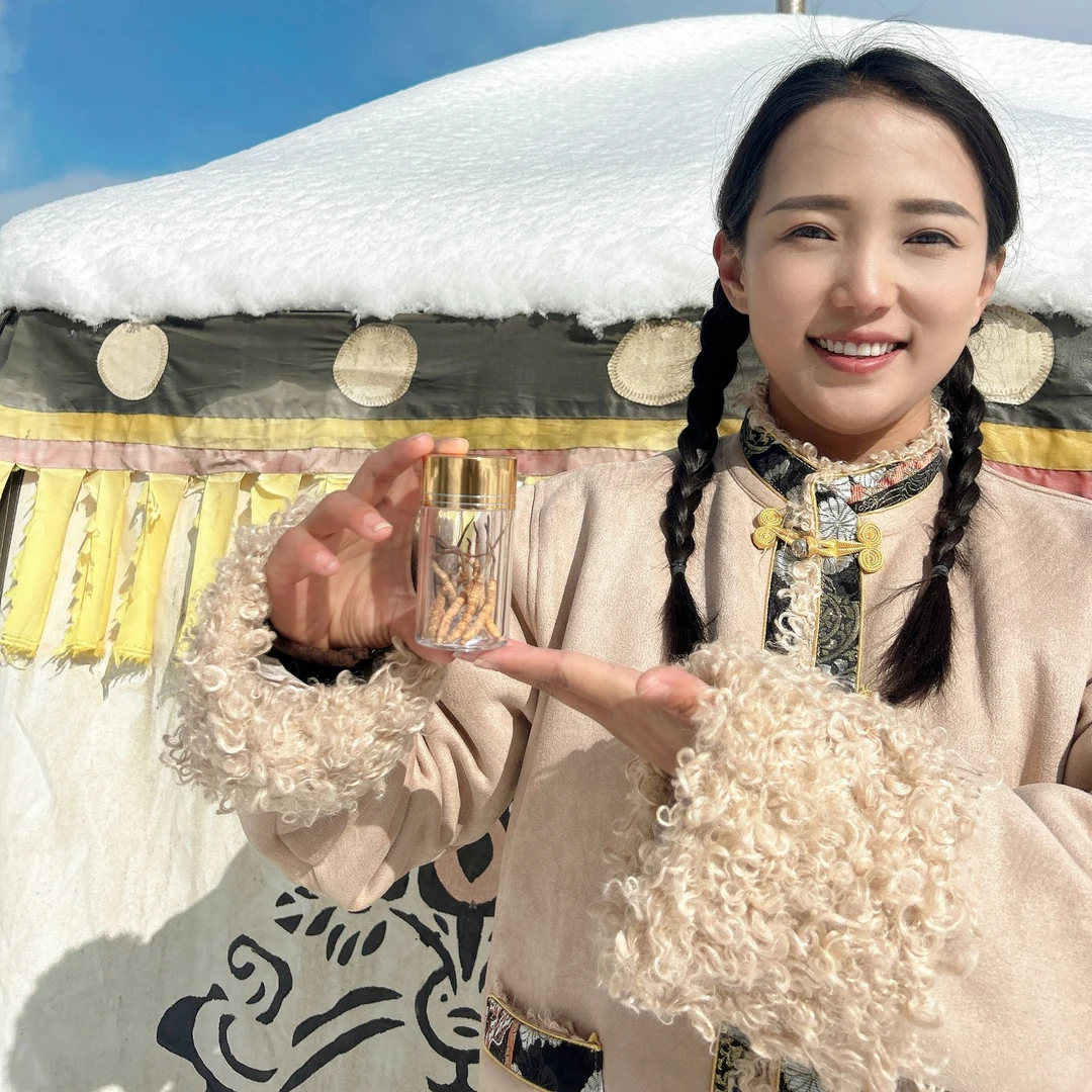 【虫草小妹】中大草10根2025新冬虫夏草正品虫草送礼自用
