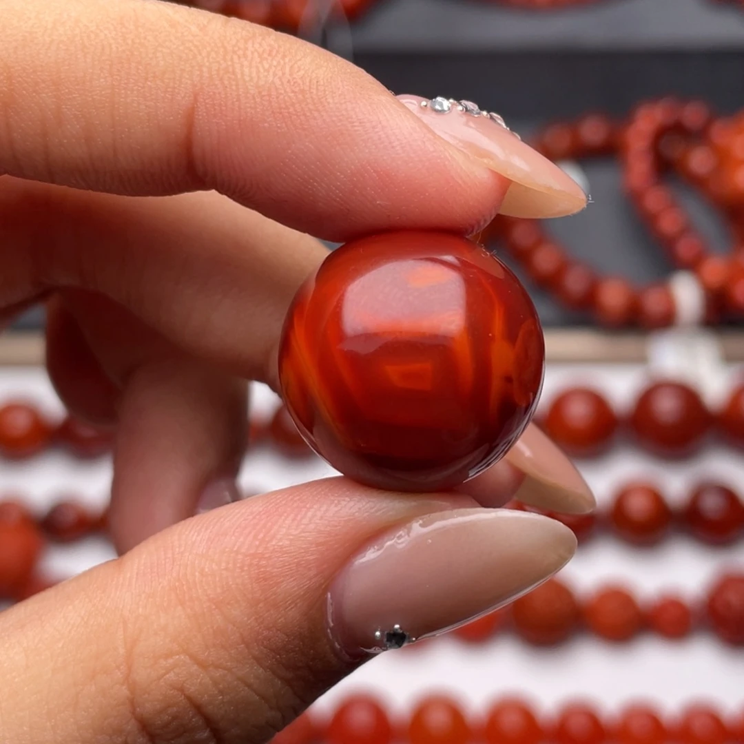 南红玛瑙未镶嵌手链Y19.8mm