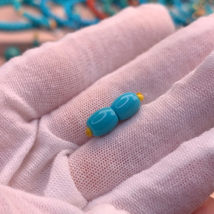 绿松石未镶嵌湖北天然原矿绿松石6.3