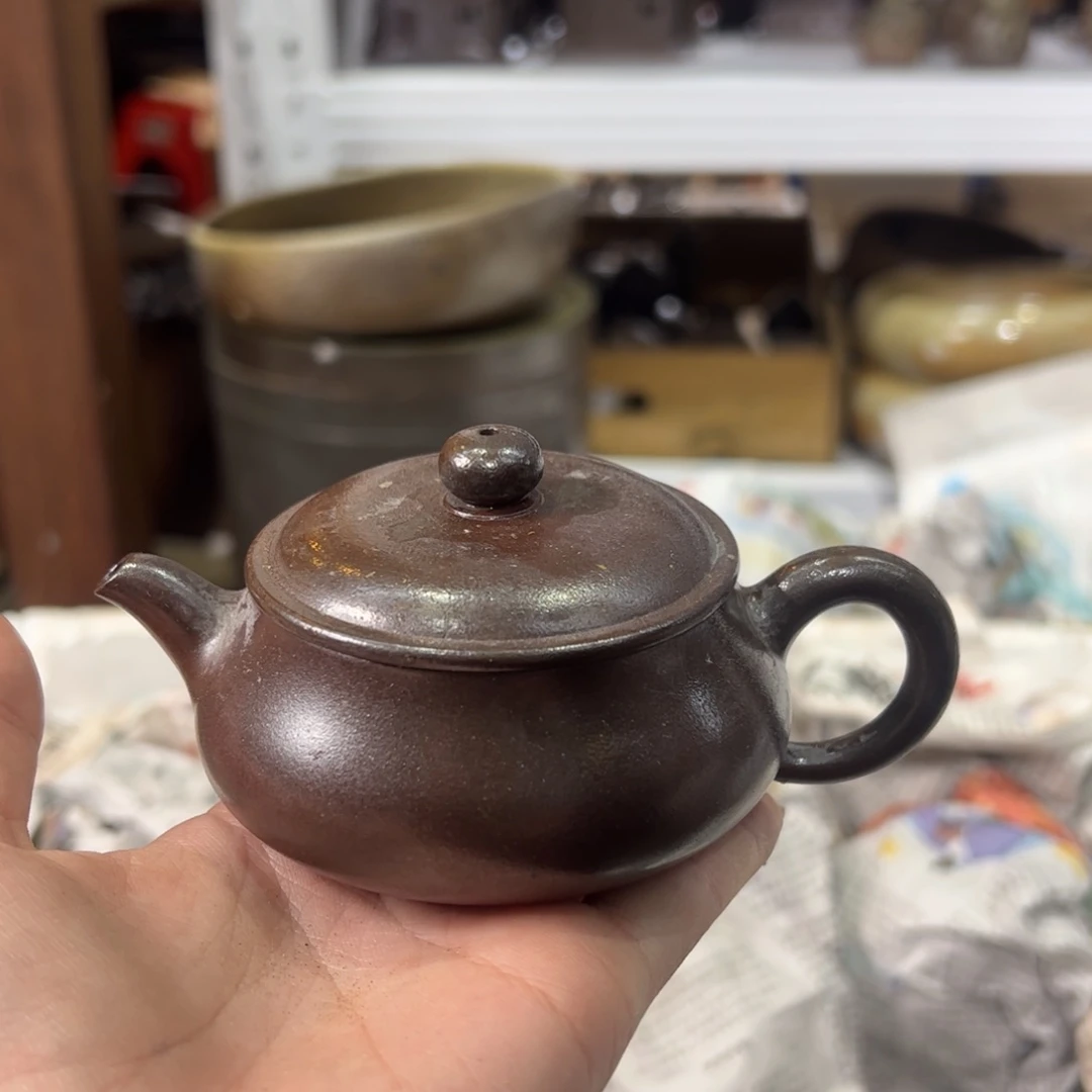 贵台龙窑柴烧茶壶126