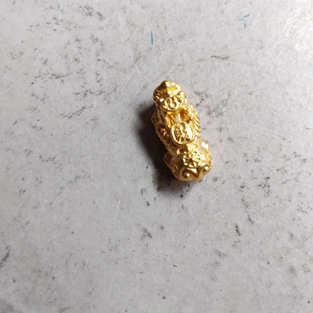 金元宝足金999貔貅珠子首饰