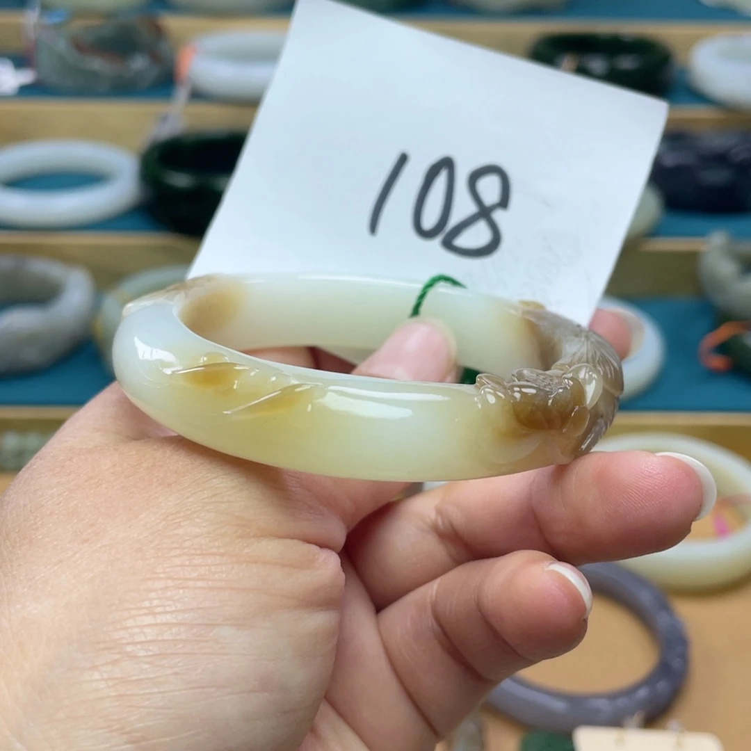 未镶嵌手镯和田玉圈口55