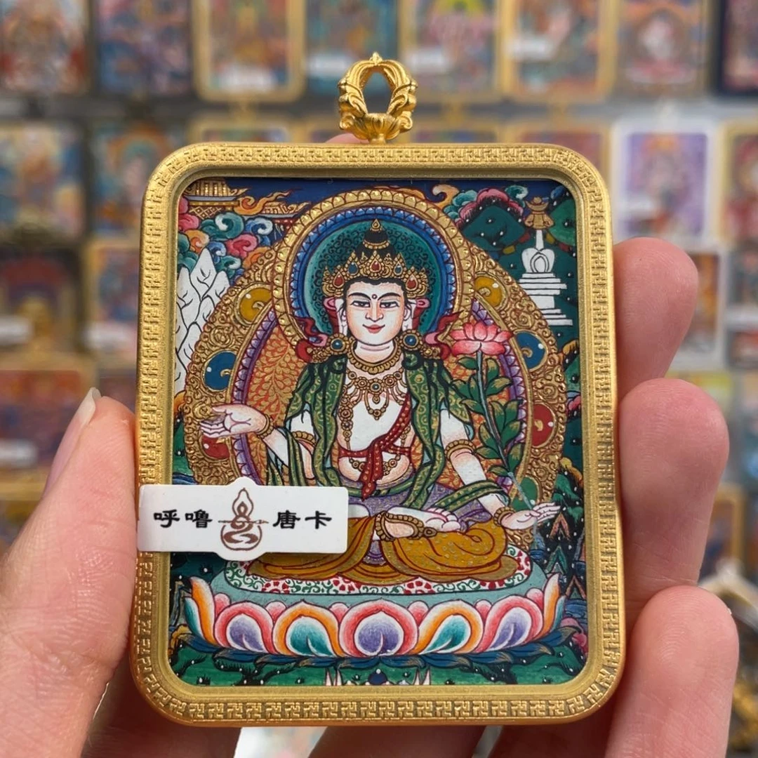 吊坠M***9小鱼热贡手绘艺术