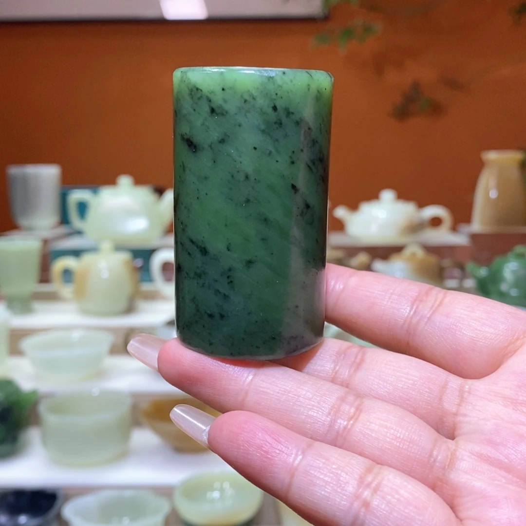 未镶嵌和田玉挂件和田玉高筒59.5mm高度