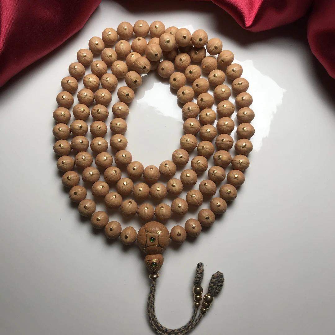 收藏级同树实心树王1.0-1.05cm小凤眼108念珠2.0金钉 sss级品质