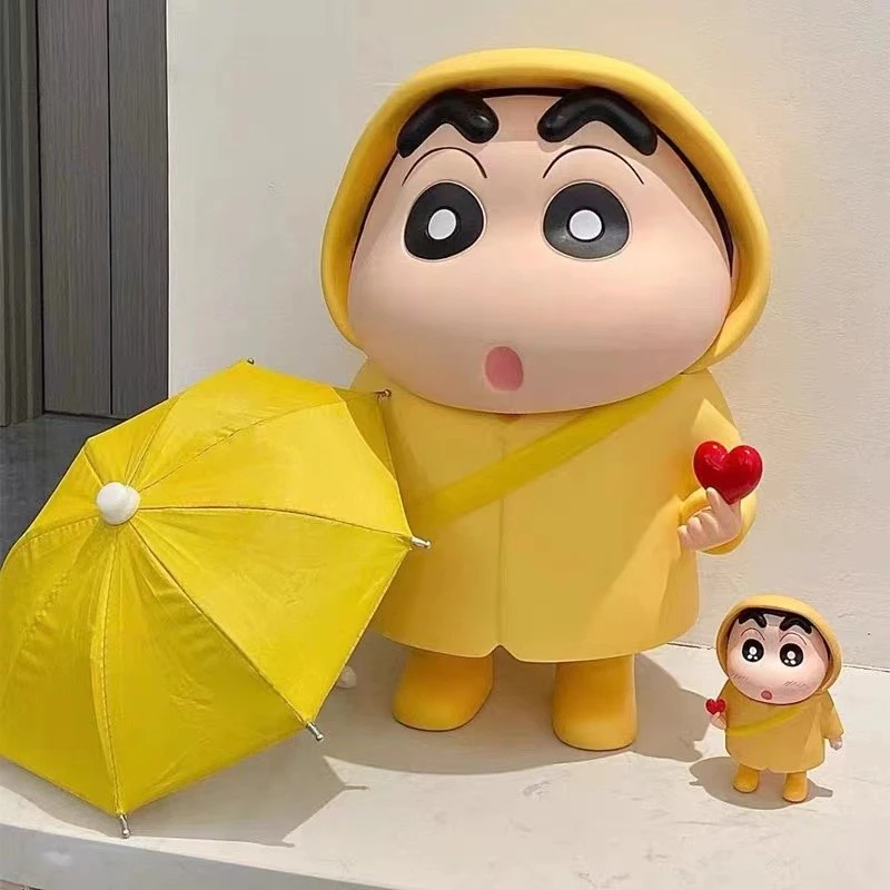 雨衣蜡笔小新手办原野新之助日本动漫生日礼物居家桌面潮玩摆件