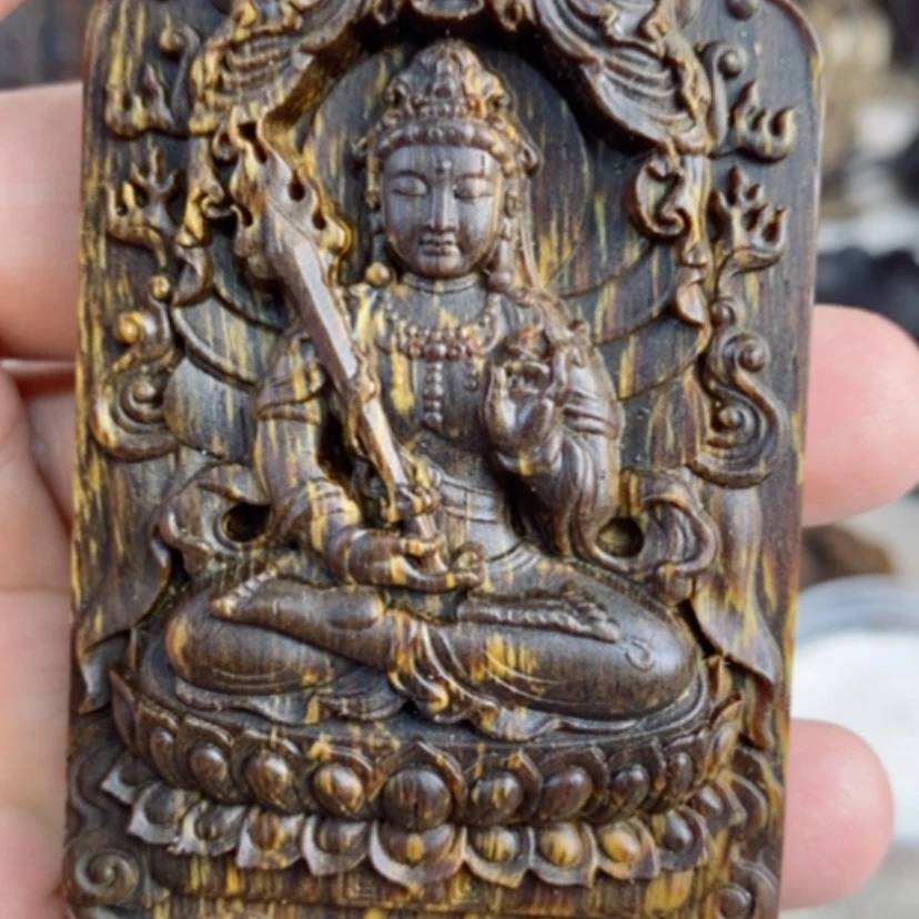 【闪购商品】木?*牛芽庄虚空藏配养香罐