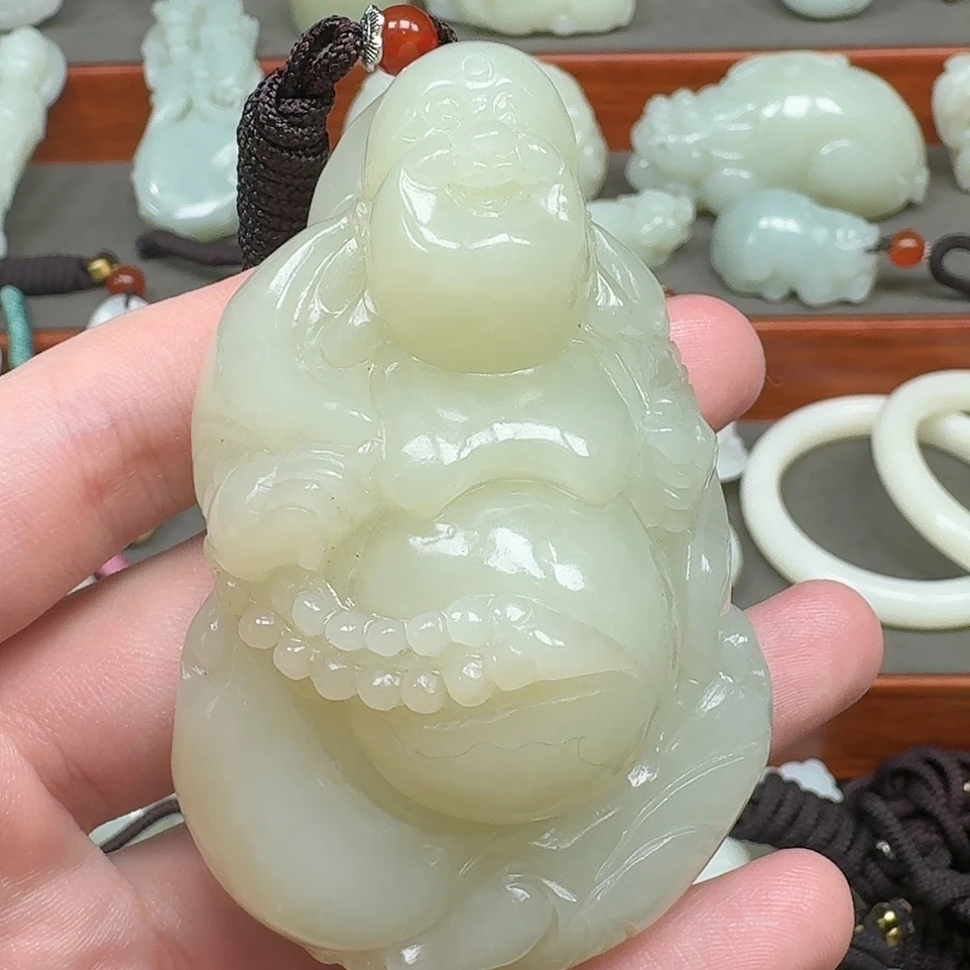 黑***龙和田玉未镶嵌挂件