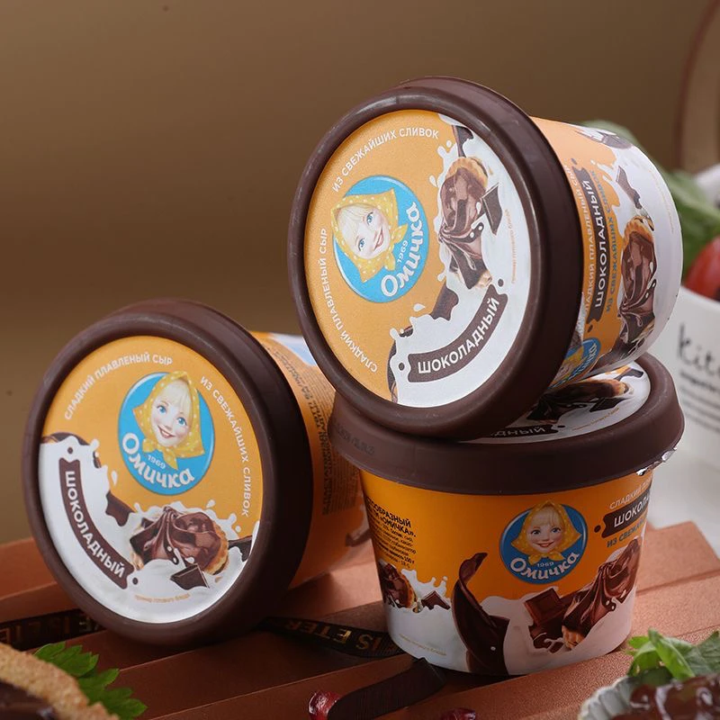 俄罗斯拉丽萨早餐奶酪芝士涂抹酱轻食即食奶酪