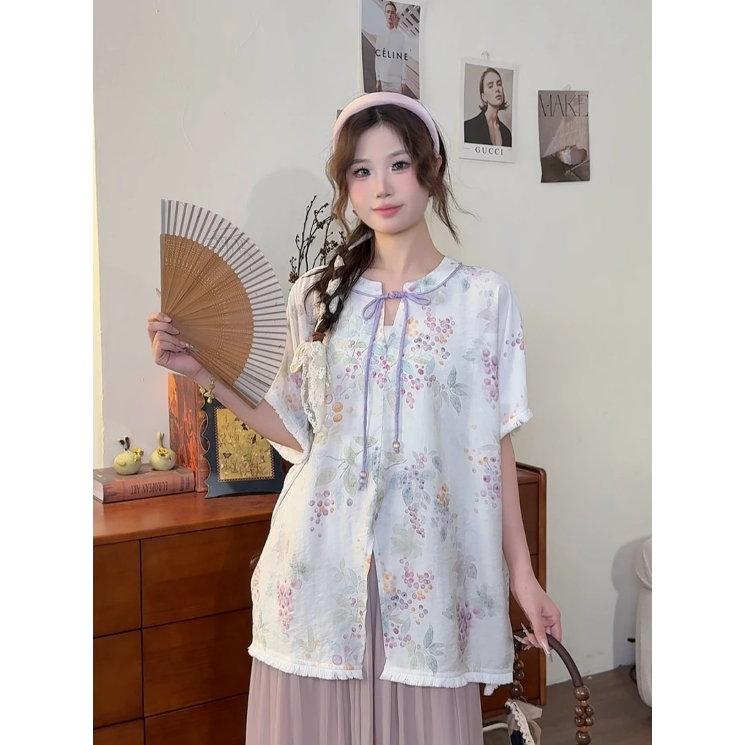 VGVL夏季新款小众设计款衬衫女20759