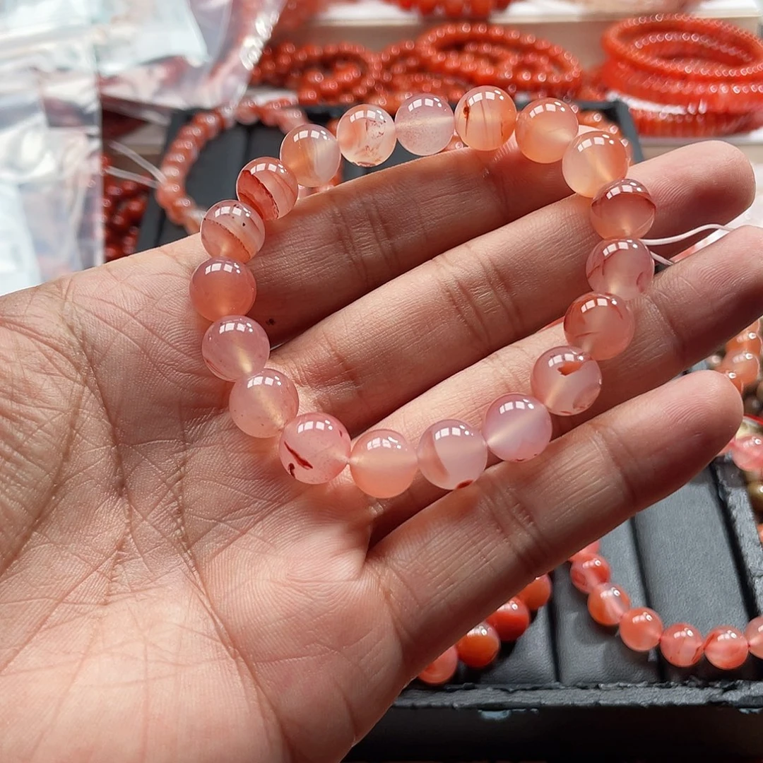 南红玛瑙未镶嵌手链