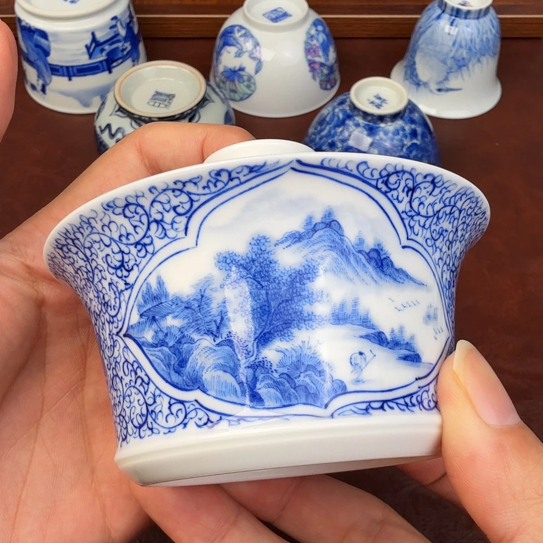 现代景德镇全手工全手绘陶瓷