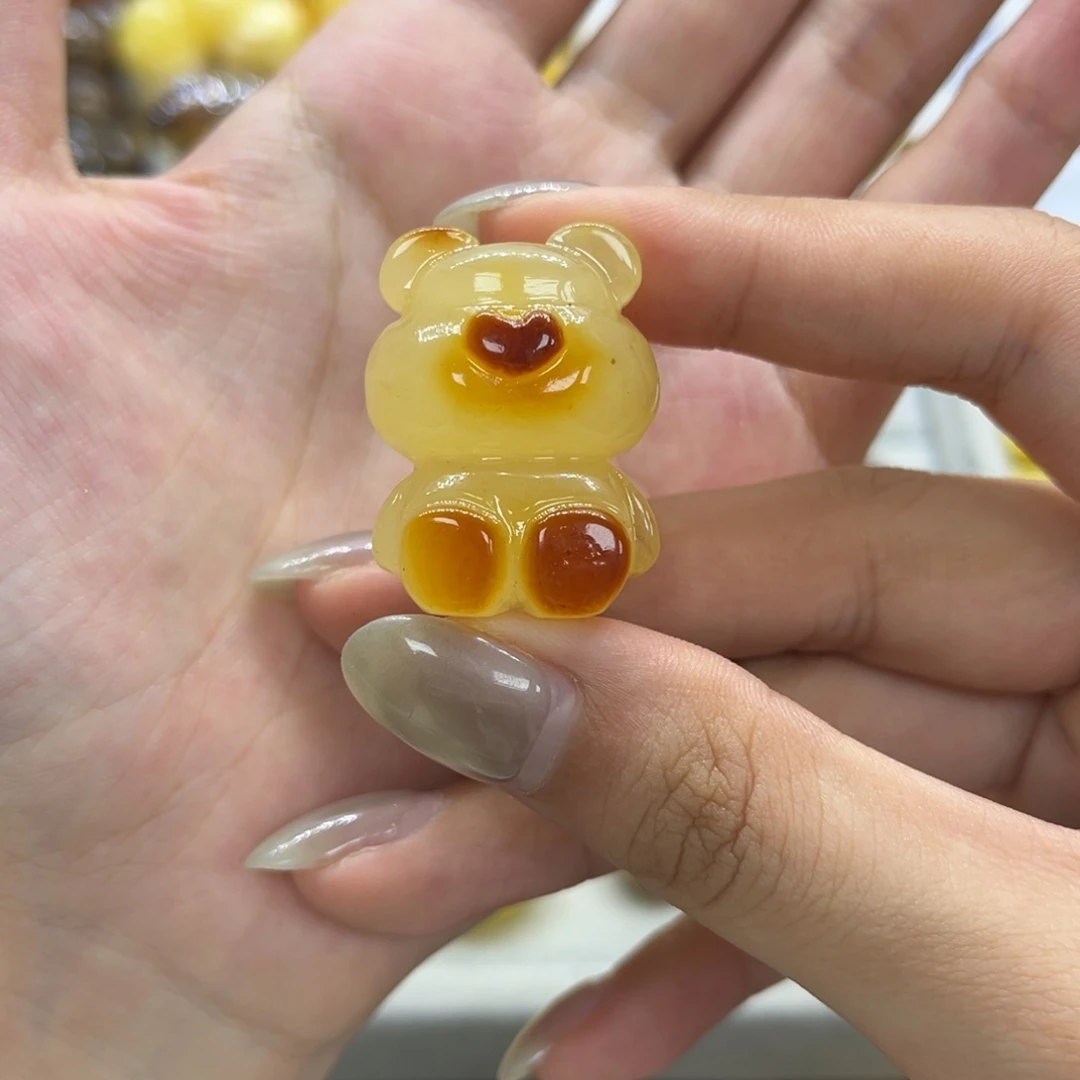 琥珀颈饰未镶嵌天然琥珀